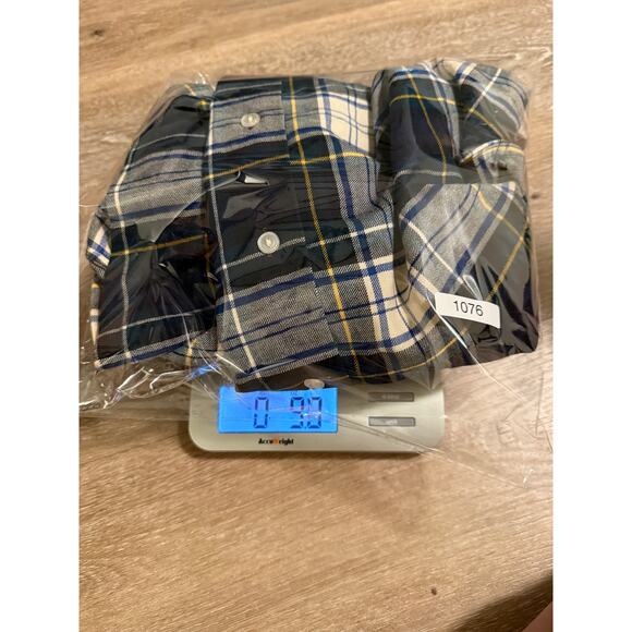 Vintage Viyella Plaid Shirt Men’s Fits M/L Green Gray Button Up Long Sleeve - Picture 13 of 13